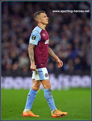 Lucas DIGNE - Aston Villa  - 2024 Europa Conference League. Knock out games