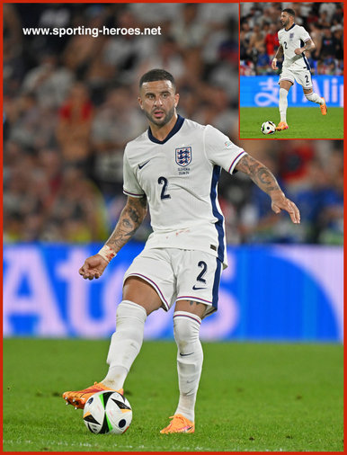 Kyle Walker - England - 2024 European Championship games.