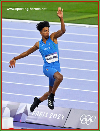Mattia Furlani - Italy - Long jump bronze medal at 2024 Paris Olympic Games
