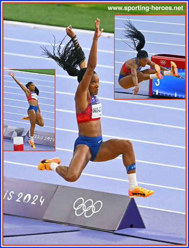 Tara DAVIS-WOODALL - U.S.A. - Long jump champion at 2024 Paris Olympic Games