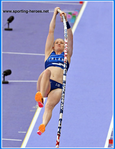 Wilma MURTO - Finland - Sixth in pole vault at 2024 Paris Olympic Games.