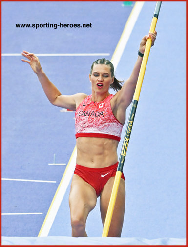 Alysha NEWMAN - Canada - Pole vault bronze at 2024 Olympic Games.