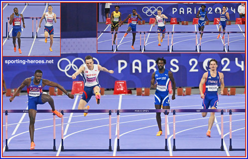 Rai BENJAMIN - U.S.A. - 400m hurdles gold medal at 2024 Olympic Games.