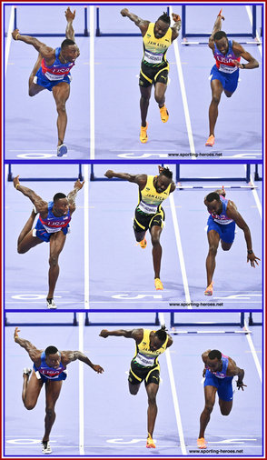 Daniel ROBERTS - U.S.A. - 110m hurdles silver medal at 2024 Olympics.