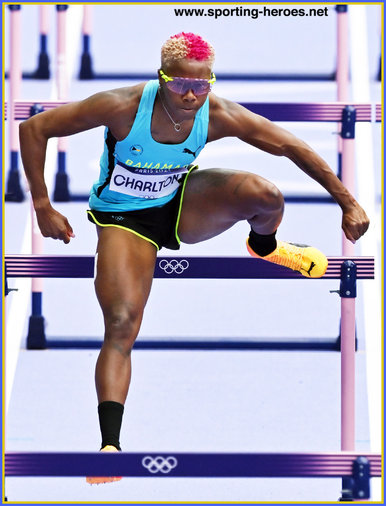 Devynne CHARLTON - Bahamas - Sixth in 100m hurdles at 2024 Olympic Games.