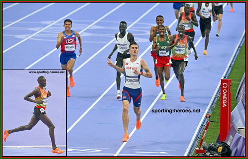Ronald KWEMOI - Kenya - 5000m silver medal at 2024 Olympic Games
