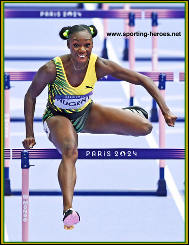 Ackera NUGENT - Jamaica - 100m hurdles finalist at 2024 Olympic Games