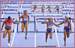 Masai RUSSELL - U.S.A. - Gold medal in 100m hurdles at 2024 Olympics.