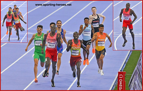 Marco AROP - Canada - 800m silver medal at 2024 Paris Olympic Games.