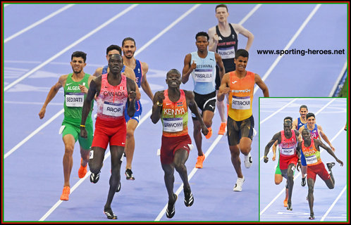 Emmanuel WANYONYI - Kenya - 2024 Olympic Games 800m Champion
