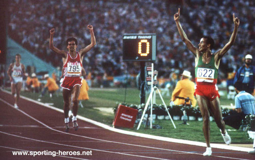 Said Aouita - Morocco - 5000m Olympic & World Championship Gold medals.