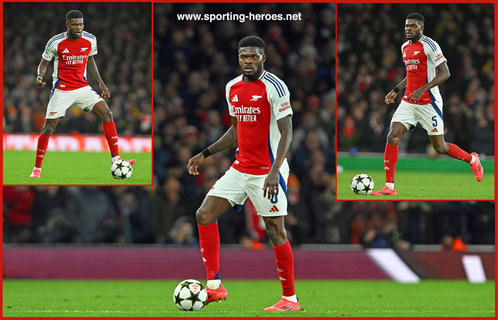 Thomas PARTEY - Arsenal FC - 2024-2025 Champions League games.