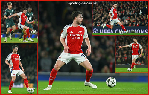 Declan RICE - Arsenal FC - 2024-2025 Champions League games.