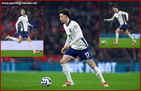 Curtis JONES - England - 2026 World Cup qualifying games.