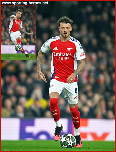 Ben (1997) WHITE - Arsenal FC - 2024-2025 Champions League games.