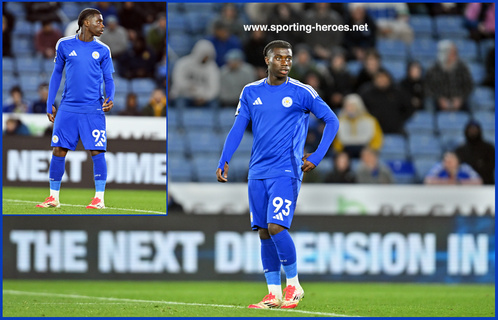Jeremy MONGA - Leicester City FC - League Appearances