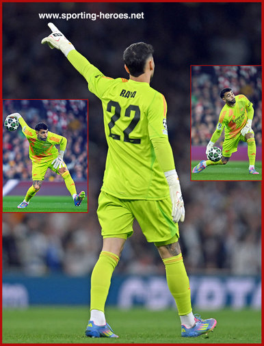 David RAYA - Arsenal FC - Arsenal 5 Real Madrid 1.