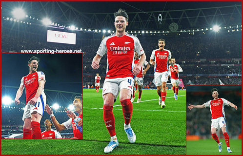 Declan RICE - Arsenal FC - Arsenal 3 Real Madrid 0.