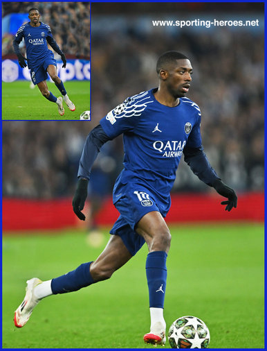 Ousmane DEMBELE - Paris Saint-Germain - 2025 Champions League knock-out games.