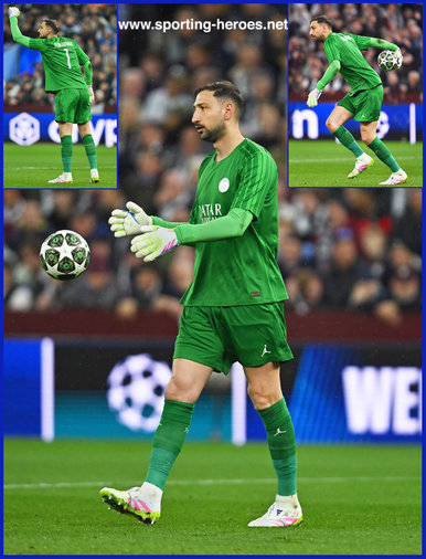 Gianluigi  DONNARUMMA - Paris Saint-Germain - 2025 Champions League knock-out games.