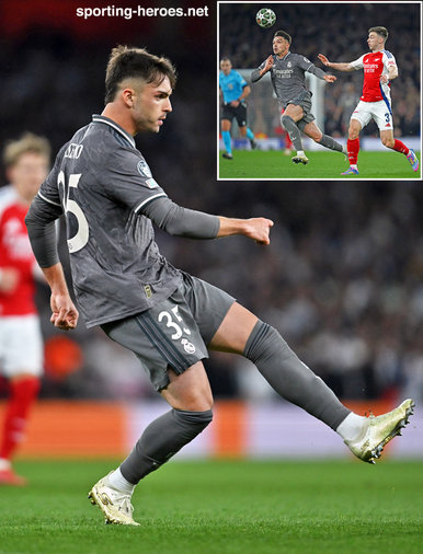 Raul ASENCIO - Real Madrid - 2025 Champions League knock-out games.
