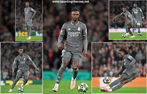 Eduardo CAMAVINGA - Real Madrid - 2025 Champions League knock-out games.