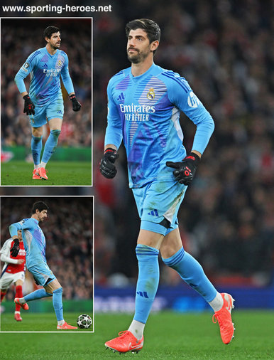 Thibaut COURTOIS - Real Madrid - 2025 Champions League knock-out games.