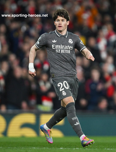 Fran GARCIA - Real Madrid - 2025 Champions League knock-out games.