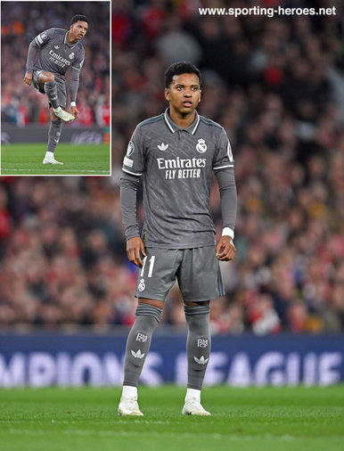 RODRYGO - Real Madrid - 2025 Champions League knock-out games.