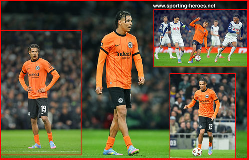 Jean-Matteo BAHOYA - Eintract Frankfurt - 2025 Europa League knock-out games.