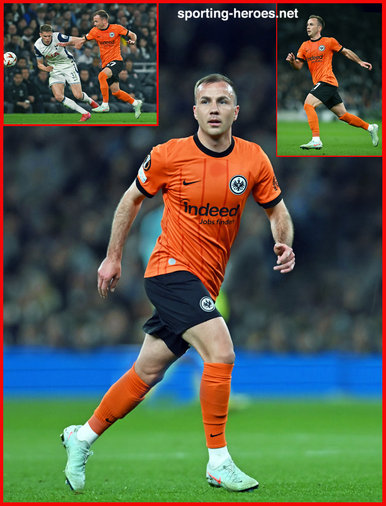 Mario GOTZE - Eintract Frankfurt - 2025 Europa League knock-out games.