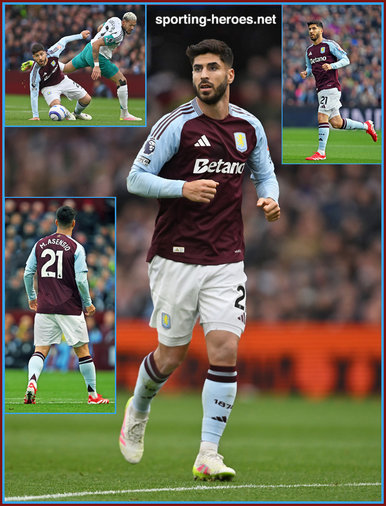 Marco ASENSIO - Aston Villa  - League appearances.