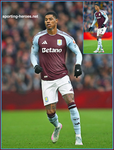 Marcus RASHFORD - Aston Villa  - League appearances.