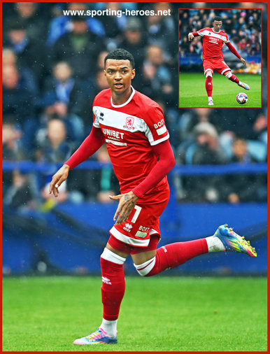 Morgan WHITTAKER - Middlesbrough FC - League appearances.
