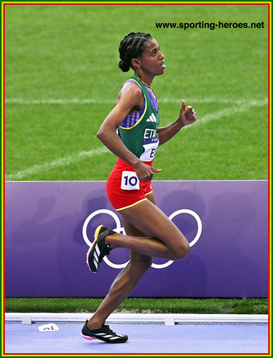 Medina EISA - Ethiopia - Seventh in 5000m at Paris Olympic Games