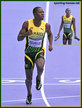 Oblique SEVILLE - Jamaica - Olympic 100m finalist in Paris