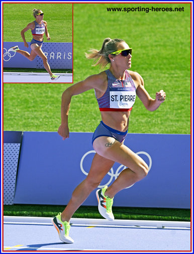 Elle PURRIER St. PIERRE - U.S.A. - 8th in 1500m at Paris Olympic Games