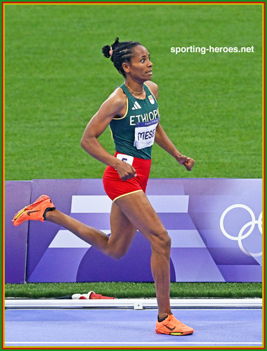 Worknesh MESELE - Ethiopia - Sixth in 800m at 2024 Olympic Games