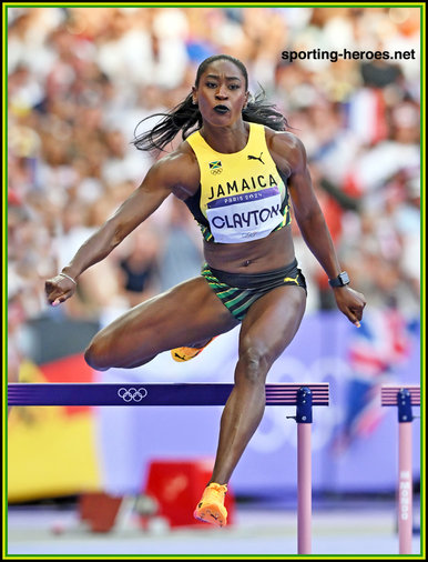 Rushell CLAYTON - Jamaica - 5th in 400m hurdles at 2024 Olympic Games
