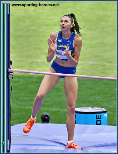 Iryna GERASHCHENKO - Ukraine - High jump bronze medal at 2024 Olympic Games