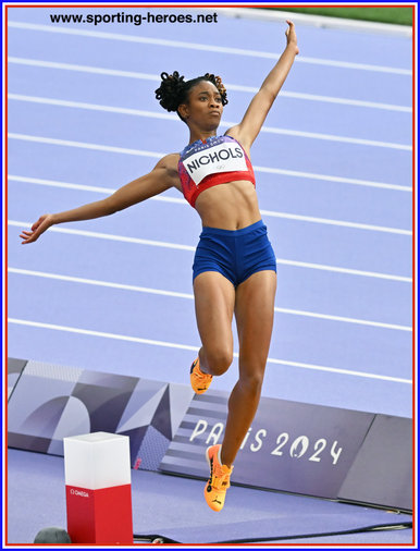 Monae' NICHOLS - U.S.A. - Sixth in long jump final at 2024 Olympics.