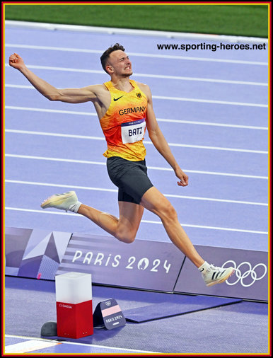 Simon BATZ - Germany - Sixth in long jump at 2024 Olympic Games
