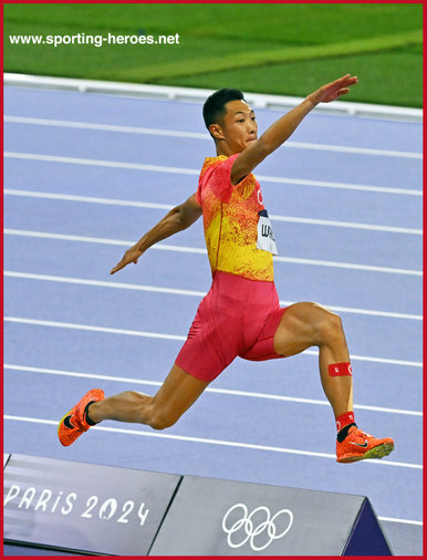 Wang JIANAN - China - 8th in long jump at Paris Olympics.