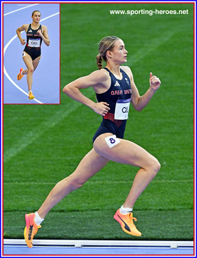Phoebe GILL - Great Britain & N.I. - 800m semi-finalist at 20214 Olympic Games