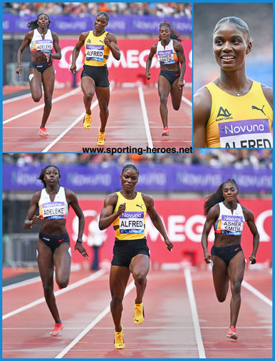 Julien ALFRED - Saint Lucia - Fast 200m to win London Diamond League