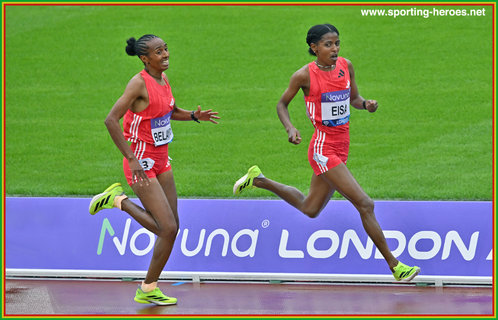 Medina EISA - Ethiopia - 5000m victory at London Diamond League