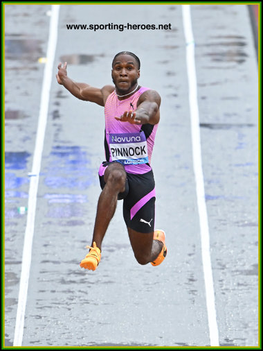 Wayne PINNOCK - Jamaica - Long jump winner London Diamond League