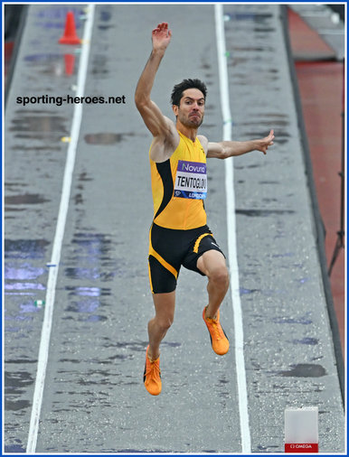 Miltiadis  TENTOGLOU - Greece - Second at London Diamond League