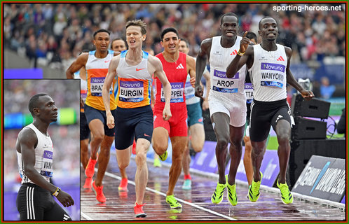 Emmanuel WANYONYI - Kenya - 800m Diamond League win in London