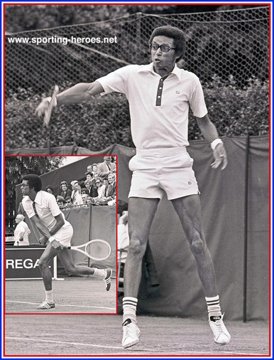 Arthur ASHE - U.S.A. - Tennis career early 1970s